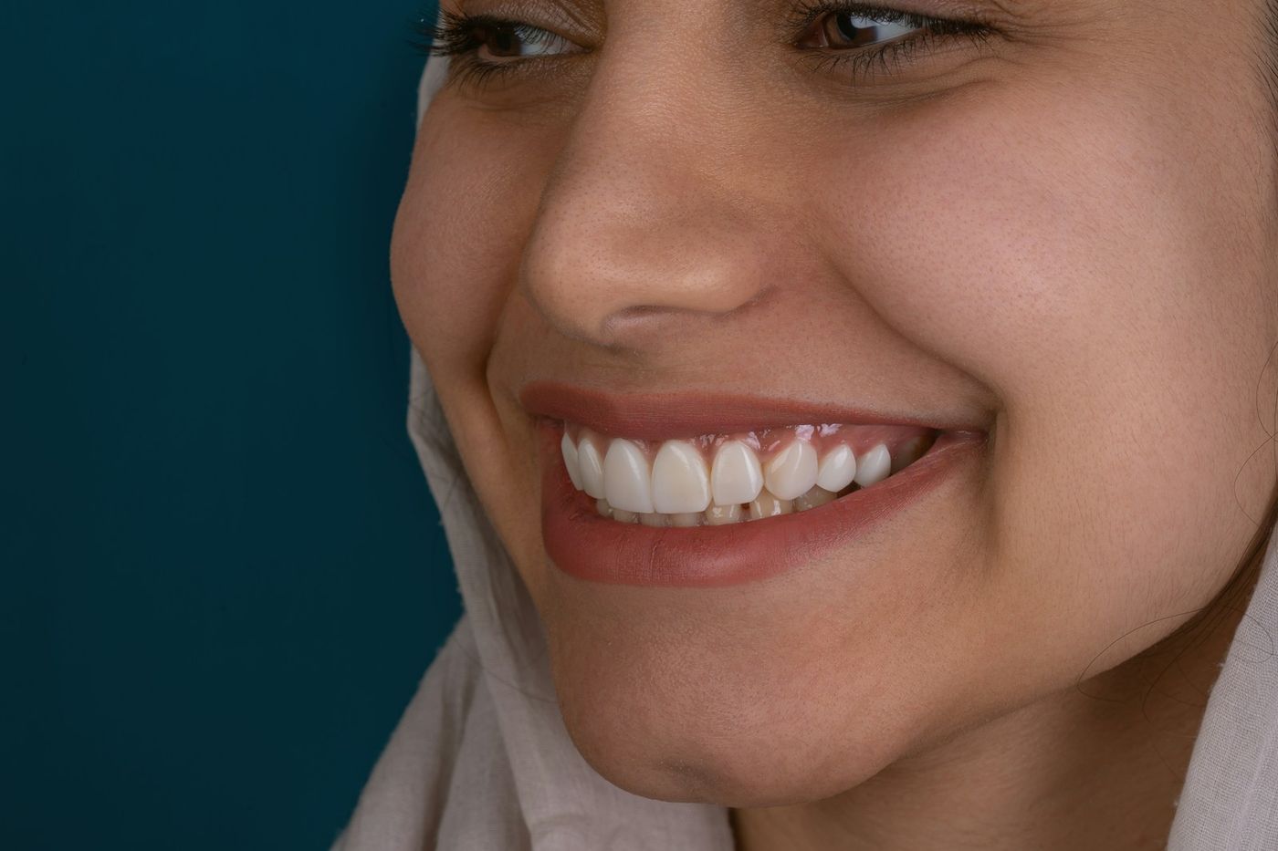 Close-up of a smile
